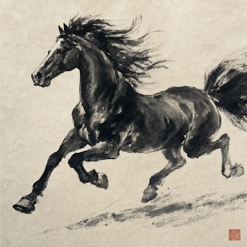 Chinese ink painting example 2