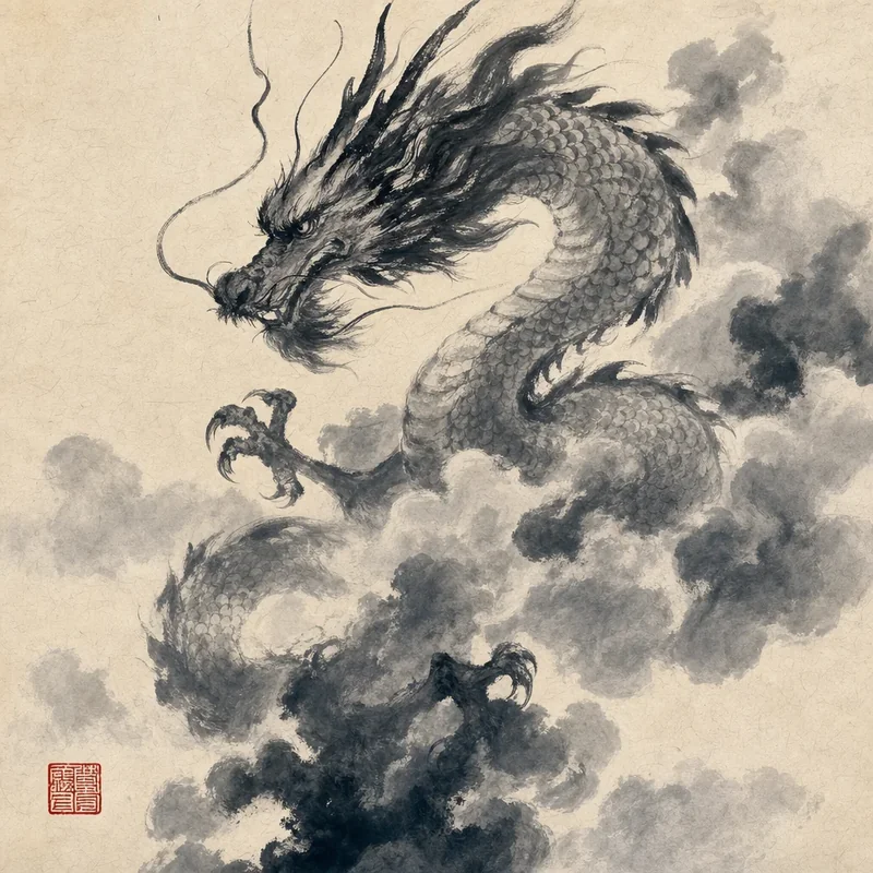 Chinese ink painting example 3