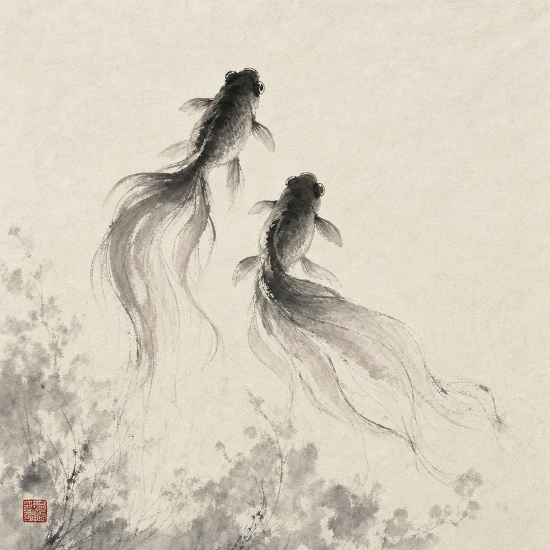 Chinese ink painting example 5
