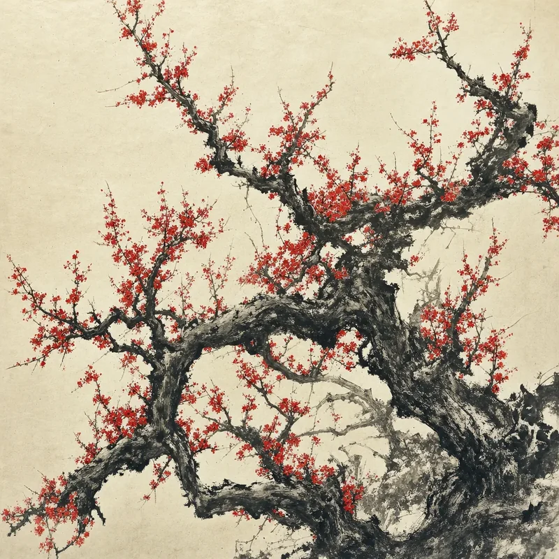 Chinese ink painting example 7